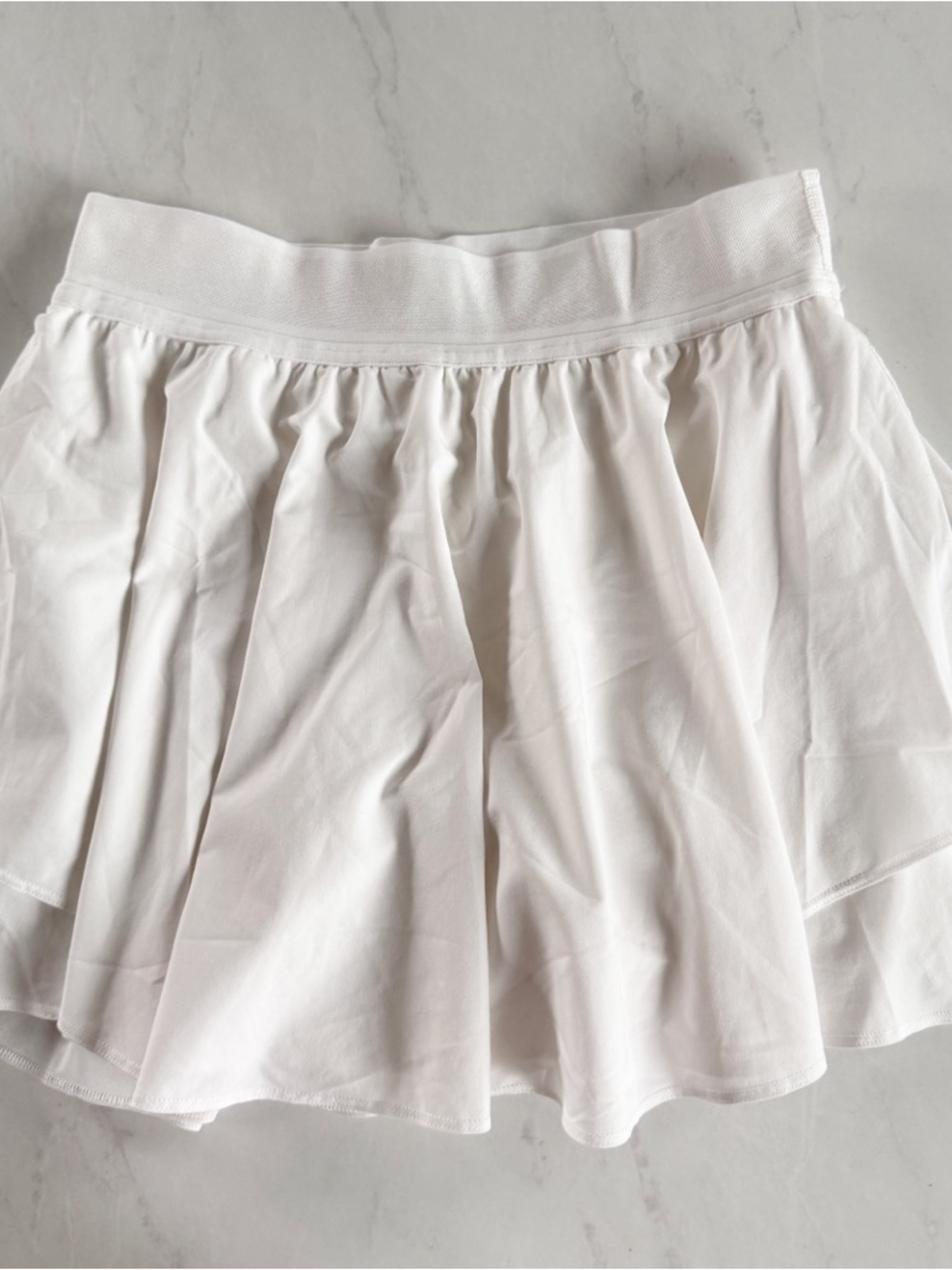 Lululemon white court rival tennis skirt